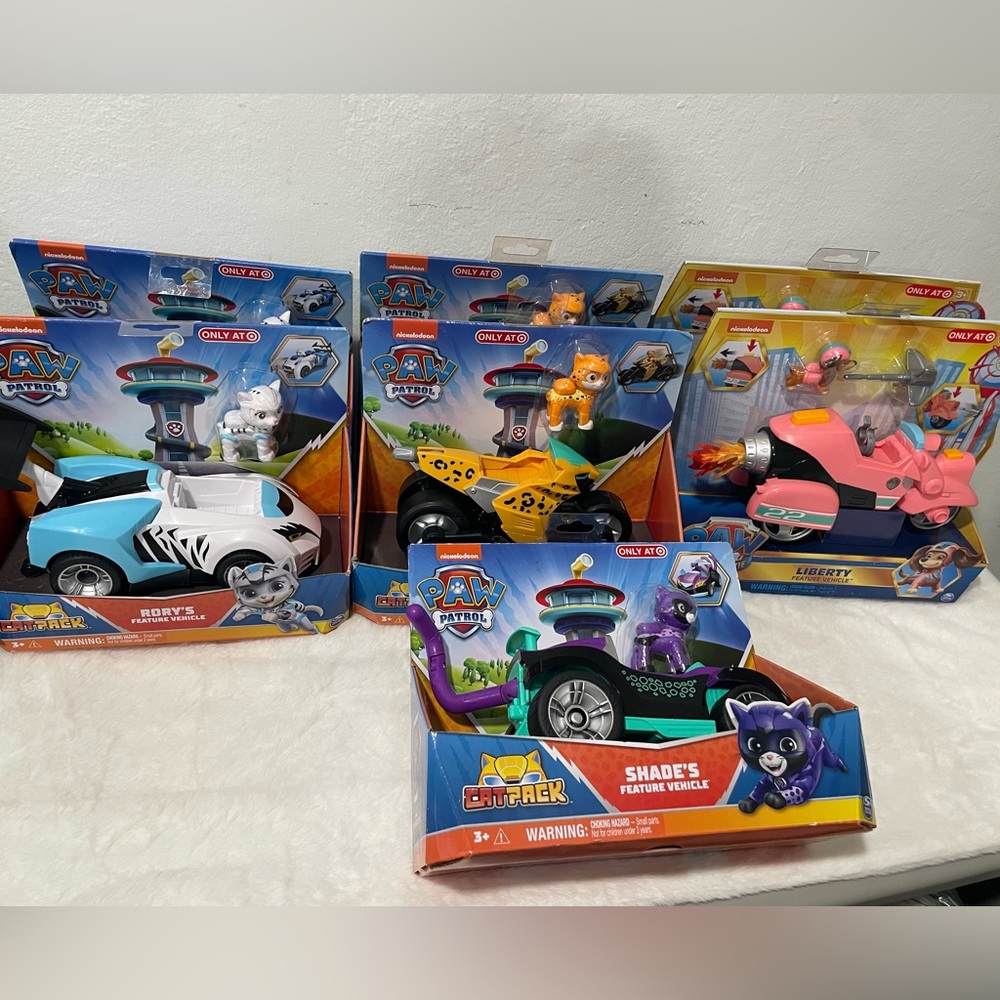 Paw patrol vehicles bundle